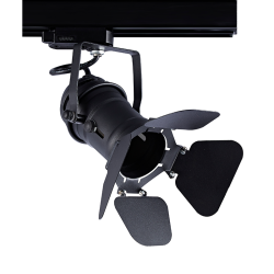 ^TRACK LIGHT No244 BLACK 4WIRE GU10  -244TLB4W